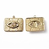 PVD Vacuum Plating 201 Stainless Steel Natural Labradorite Pendants STAS-C064-VC833-2