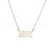 1992 Birth Year Number 201 Stainless Steel Pendant Cable Chain Necklaces FS-WGB5F08-13-2