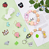 DICOSMETIC 16Pcs 16 Style Silicone Beads SIL-DC0001-17-6
