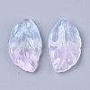Two Tone Transparent Spray Painted Glass Pendants GLAA-T013-02-D02-2
