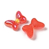 Glitter Plated Resin Cabochons RESI-H163-09C-2