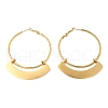 304 Stainless Steel Hoop Earrings EJEW-P315-03G-2