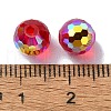 AB Color Plated Glass Beads EGLA-P059-02A-AB08-3