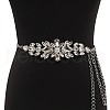 Flower Alloy Crystal Rhinestone Waist Belly Chains for Women FS-WGA1C1B-02-2