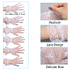 Globleland 6 Pairs 6 Styles Polyester Lace Gloves AJEW-GL0002-71-2