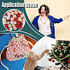 120Pcs 5 Colors Wood European Beads WOOD-FG0001-49-6
