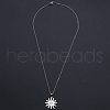 Non-Tarnish 201 Stainless Steel Pendants Necklaces NJEW-S105-JN725-45-1-2