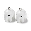 Opaque Resin Pendants RESI-G077-04C-1