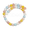 Electroplate Pearlized Glass Pearl Beads Strands EGLA-D300-10-10mm-2