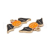 Alloy Enamel Pendants ENAM-H039-12G-C-2