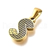 Golden 304 Stainless Steel Pendants STAS-K300-01G-S-2