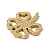 304 Stainless Steel Textured Pendants STAS-J040-03B-G-3