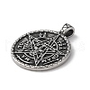 Wicca 304 Stainless Steel Pendants STAS-D014-11AS-2