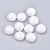 Natural White Jade Cabochons X-G-P393-R69-8MM-1