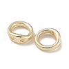 Brass Ring Charm Connectors KK-P284-06G-02-2