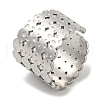 Non-Tarnish 304 Stainless Steel Wide Band Ring RJEW-C067-04P-1