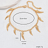 Gold-Plated Chili Pepper Charm Anklets for Women KY1950-1
