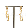 Fashionable Classic Star Tassel Brass Stud Earrings ST4287-4