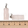 Natural Rose Quartz Pendants G-F795-E01-P-3