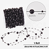 SUNNYCLUE 1 Roll Plastic Round Beaded Link Chains DIY-SC0024-96A-2