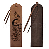 Cowhide Leather Labels AJEW-WH0386-0053-8
