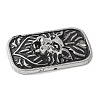 Alloy with Enamel Pendants PALLOY-D290-04AS-2