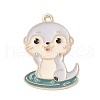 Alloy Enamel Pendants ENAM-C027-01E-02-1