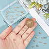 Beebeecraft 50Pcs Brass Rhinestone Charms KK-BBC0012-22-3