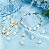 Beebeecraft 32Pcs 2 Colors Natural Cultured Freshwater Pearl Beads Connector Charms FIND-BBC0002-55-4
