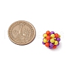 Round Woven Beads TURQ-JF-4MM-01-2