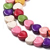 Synthetic Turquoise Beads Strands G-B140-H01-3