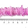 Natural Dyed Quartz Beads Strands G-G791-14P-3