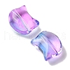 Transparent Spray Paint Glass Beads GLAA-Z011-03J-2
