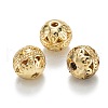 Alloy Hollow Beads PALLOY-P238-08G-RS-1