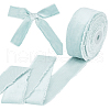10 Yards Velvet Frayed Ribbon SRIB-WH0011-226D-1