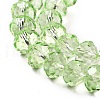 Transparent Baking Paint Glass Beads Strands X1-DGLA-A034-T8mm-D11-3