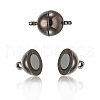 Brass Magnetic Clasps KK-TA0007-34B-3
