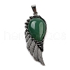 Natural Green Aventurine Big Pendants G-G112-02AS-01-1
