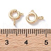 Rack Plating Brass Spring Ring Clasps X-KK-F090-22LG-3