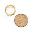 Rack Plating Brass Cuff Rings for Women RJEW-M028-115G-5