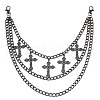 Alloy Curb Chain Multilayer Waist Beads FS-WGFC860-03-2
