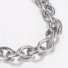 304 Stainless Steel Cable Chain Bracelets X-BJEW-I238-09P-2