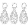 Beebeecraft 4Pcs 925 Sterling Silver Pendants STER-BBC0005-79-1