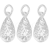 Beebeecraft 4Pcs 925 Sterling Silver Pendants STER-BBC0005-79-1