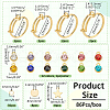  DIY Charm Adjustable Ring Making Kit DIY-NB0009-98-2