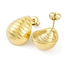 Ion Plating(IP) 304 Stainless Steel Stud Earrings for Women EJEW-A049-08G-2