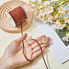 SUNNYCLUE 1 Roll 10M Round Braided Cowhide Cords WL-SC0001-03B-3