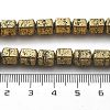 Electroplated Natural Lava Rock Beads Strands G-A251-A01-01C-4