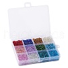 3456Pcs 12 Colors Transparent Glass Seed Beads GLAA-CJ0002-35-7
