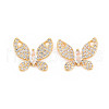 Rack Plating Brass Micro Pave Clear Cubic Zirconia Pendants KK-N233-196-2